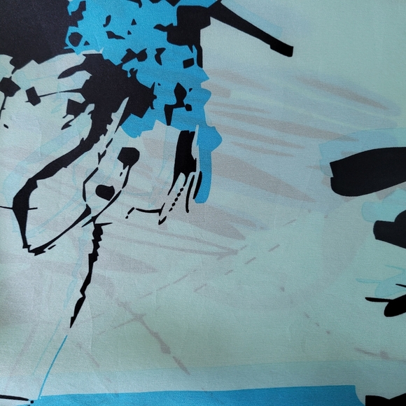 Kenzo COPY square silk scarf - Picture 5 of 6